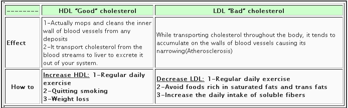 Hdl Level Chart